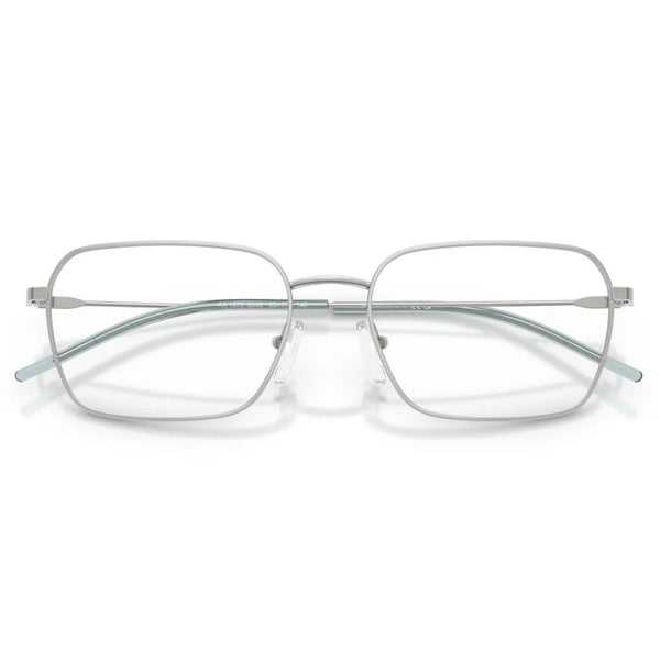 Armani Exchange AX1072 6045 Shiny Silver Square Eyeglasses