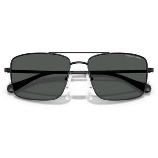 Armani Exchange AX2054S 600087 Matte Black Aviator Sunglasses