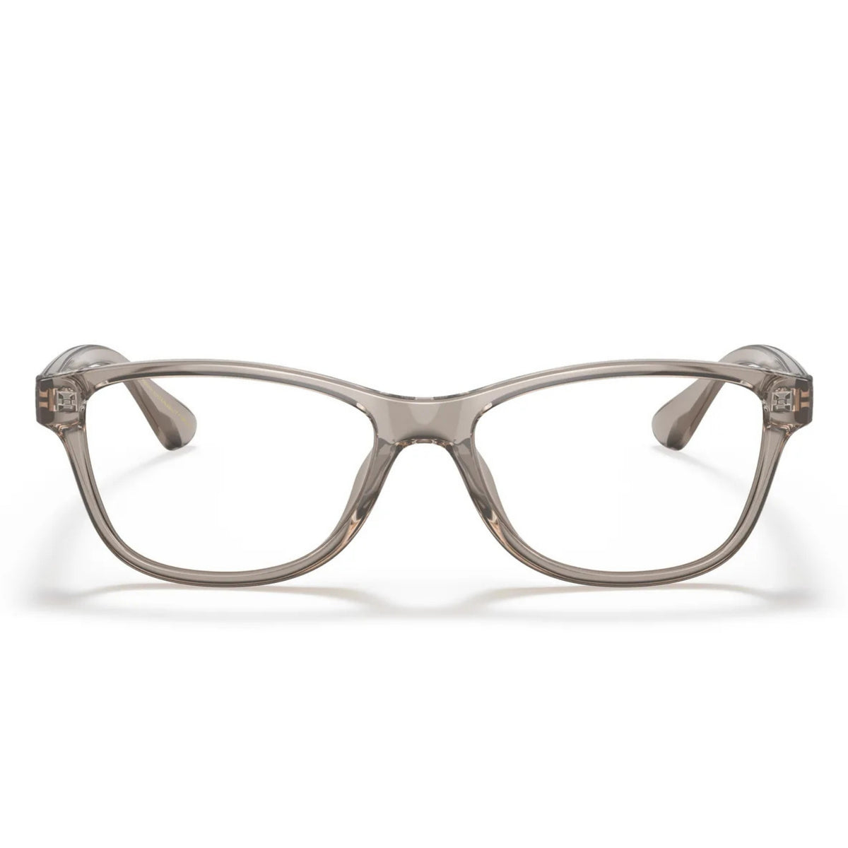 Armani Exchange AX3082U transparent tundra cat-eye eyeglasses, full-rim metal and plastic frame