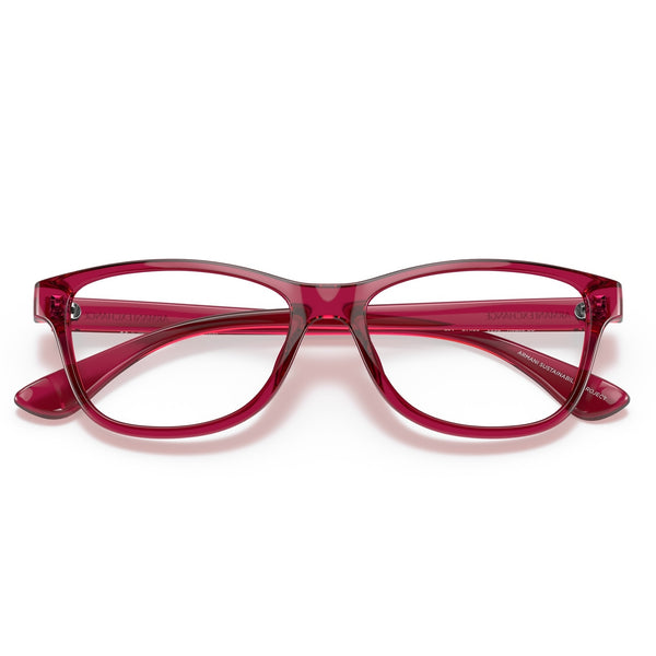 Armani Exchange AX3082U 8254 Transparent Pink Cat Eye Eyeglasses
