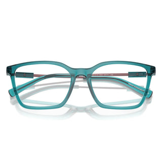 Armani Exchange AX3113 8351 Shiny Transparent Green Square Eyeglasses