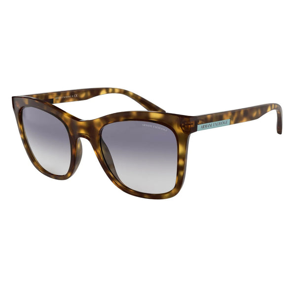 Armani Exchange AX4082S 803719 Havana Square Sunglasses