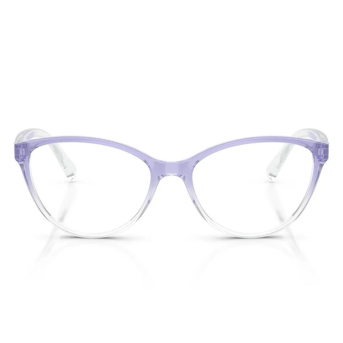 AX3053 shiny lilac gradient crystal square eyeglasses, full-rim lightweight and plastic frame