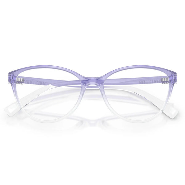 AX3053 8323 Shiny Lilac Gradient Crystal Square Eyeglasses