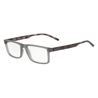 AX3060 8296 Matte Transparent Grey Rectangle Eyeglasses