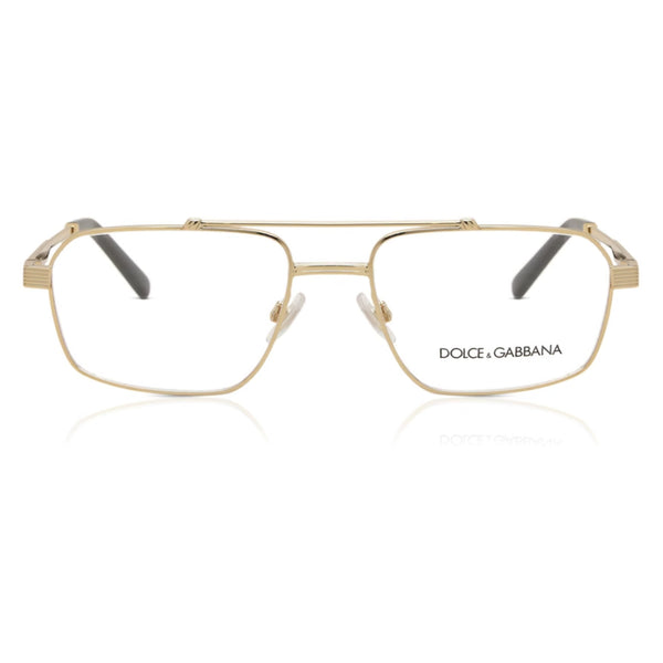 Dolce & Gabbana DG1345 02 Gold Rectangle Eyeglasses
