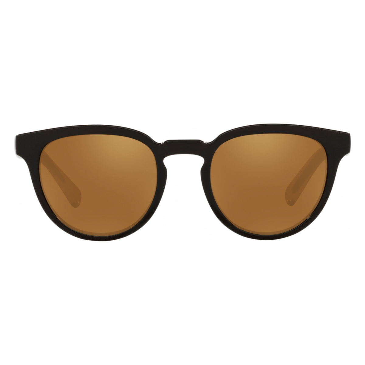 Dolce & Gabbana DG6148 transparent tobacco round sunglasses, full-rim plastic frame
