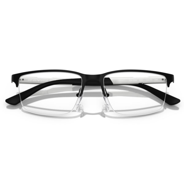 Emporio Armani EA1164 3001 Matte Black Rectangle Eyeglasses