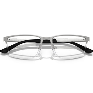 Emporio Armani EA1164 3045 Matte Silver Rectangle Eyeglasses