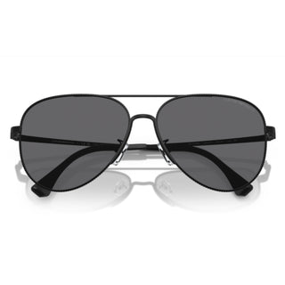 Emporio Armani EA2149D 3001/81 Matte Black Aviator Sunglasses