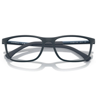 Emporio Armani EA3069 6189 Matte Blue Rectangle Eyeglasses
