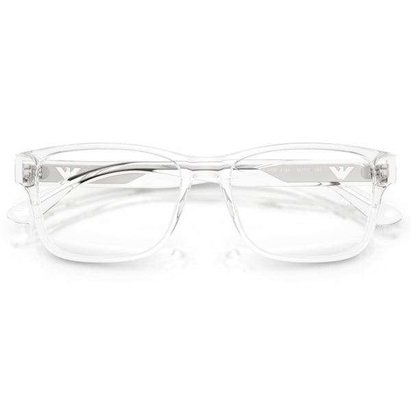 Emporio Armani EA3239 6344 Shiny Crystal Rectangle Eyeglasses