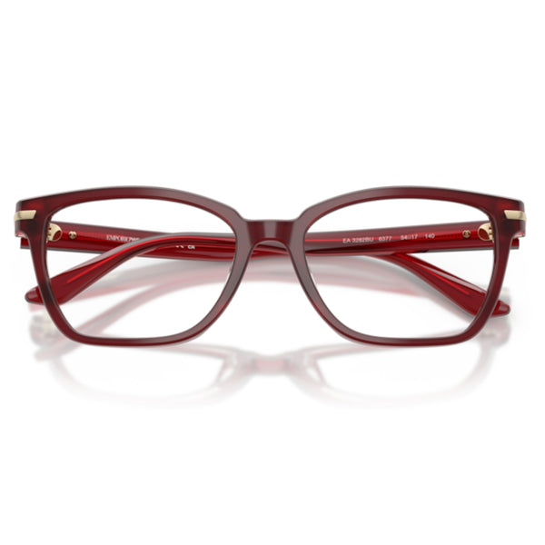 Emporio Armani EA3282BU 6377 Shiny Bordeaux Cat Eye Eyeglasses