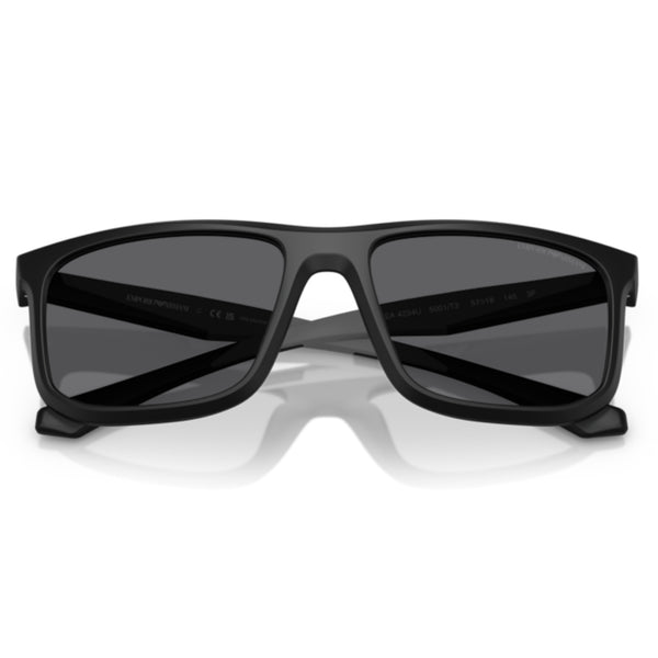 Emporio Armani EA4234U 5001/T3 Matte Black Square Sunglasses
