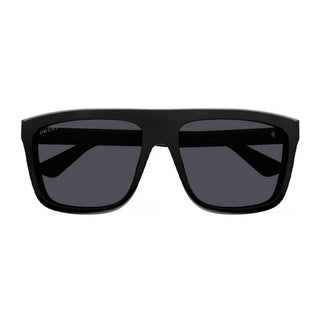 Gucci GG0748S 001 Black Rectangle Sunglasses