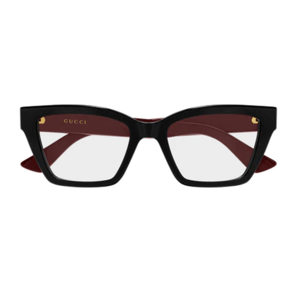 Gucci GG1715O 008 Black Cat Eye Eyeglasses