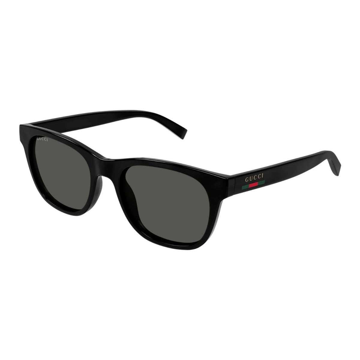 Gucci GG1985S black square sunglasses with grey lenses