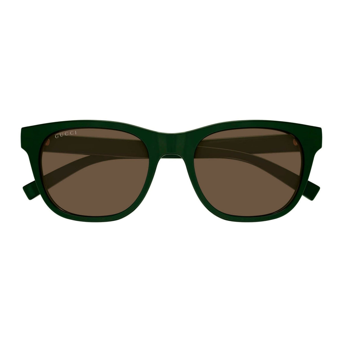 Gucci GG1985S green square sunglasses, full-rim plastic frame