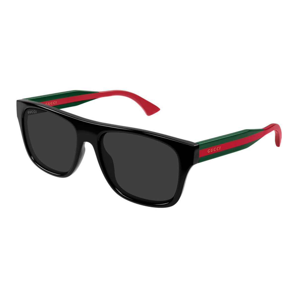 Gucci GG2119S black square sunglasses with grey lenses