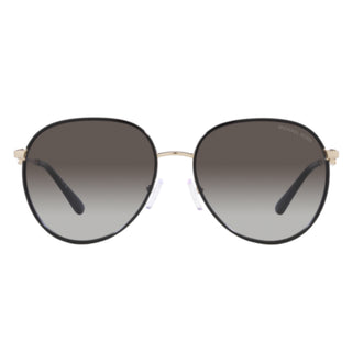 Michael Kors MK1128J 10148G Light Gold / Black Aviator Sunglasses
