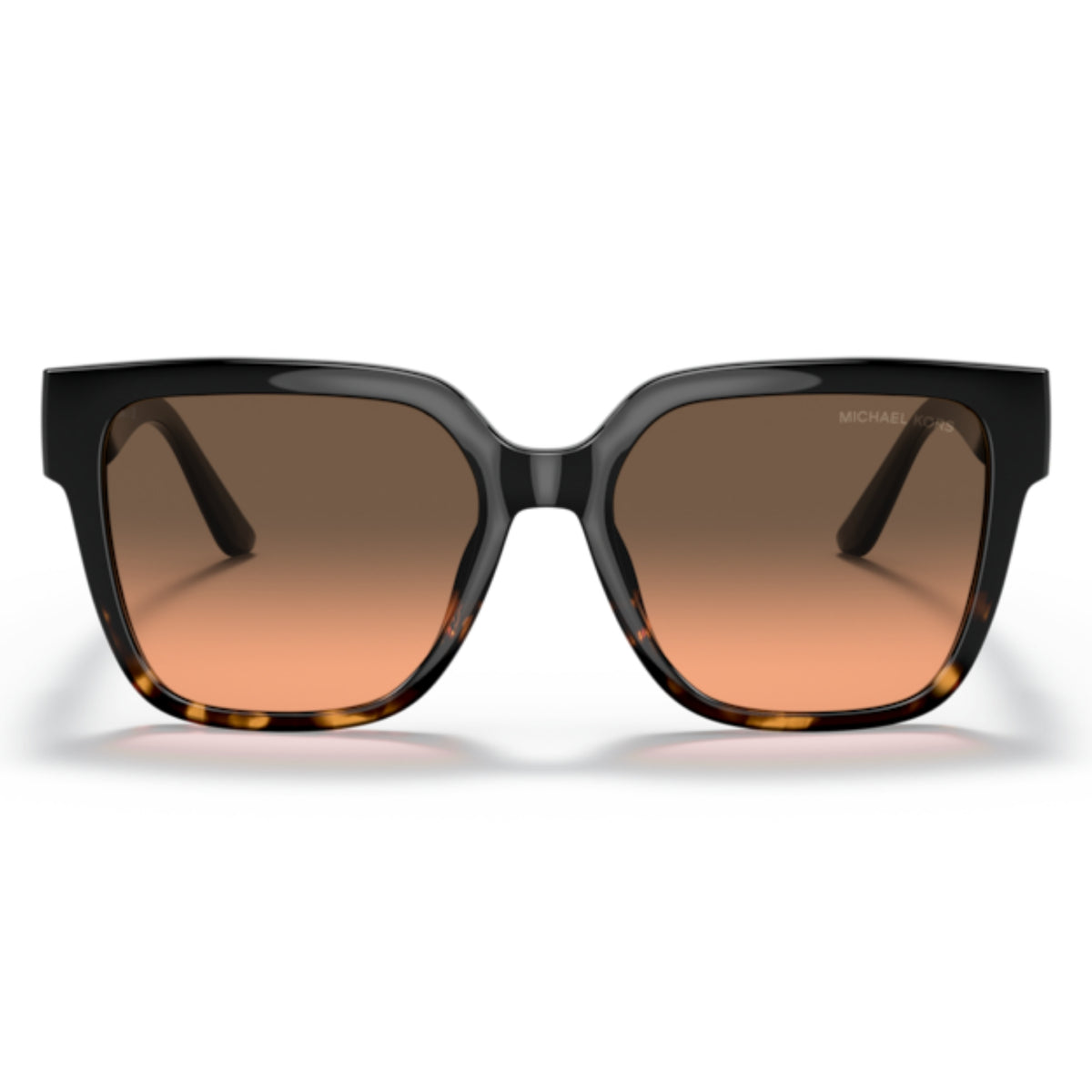 Michael Kors MK2170U black/dark tortoise square sunglasses, full-rim plastic frame