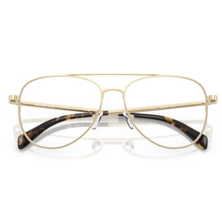 Michael Kors MK3089 1014 Light Gold Shiny Aviator Eyeglasses