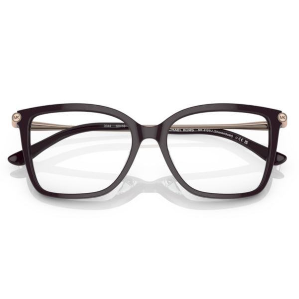 Michael Kors MK4101U 3344 Cordovan Square Eyeglasses