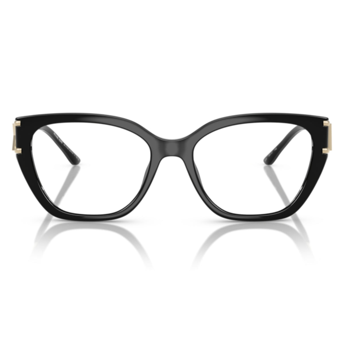 Michael Kors MK4140U black square eyeglasses, full-rim plastic and metal frame