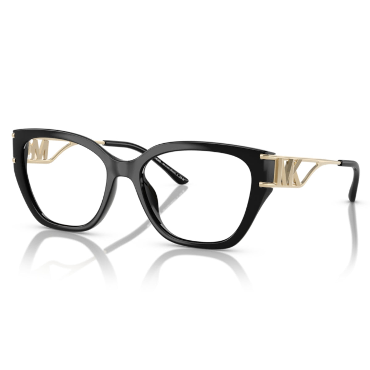 Michael Kors MK4140U black square eyeglasses with plastic and metal frame