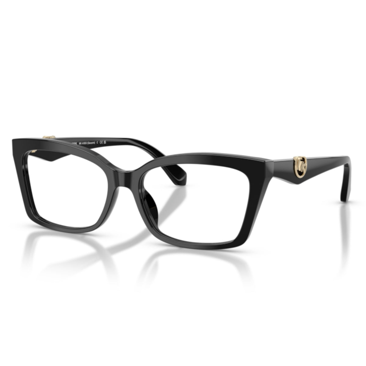 Michael Kors MK4165U black rectangle eyeglasses with acetate frame