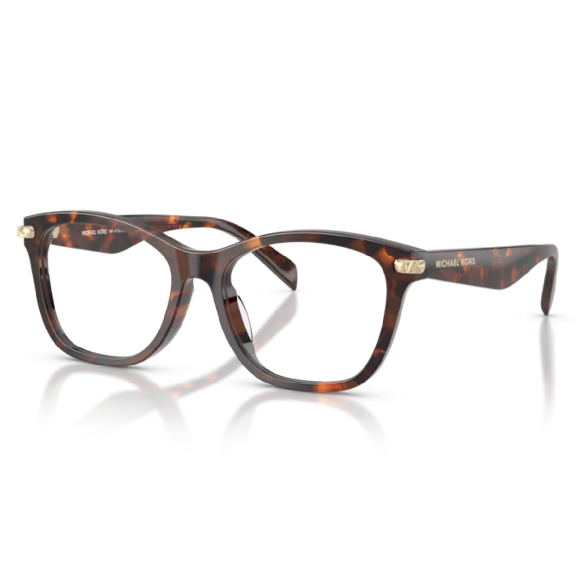 Michael Kors MK4175D luggage tortoise square eyeglasses with acetate frame