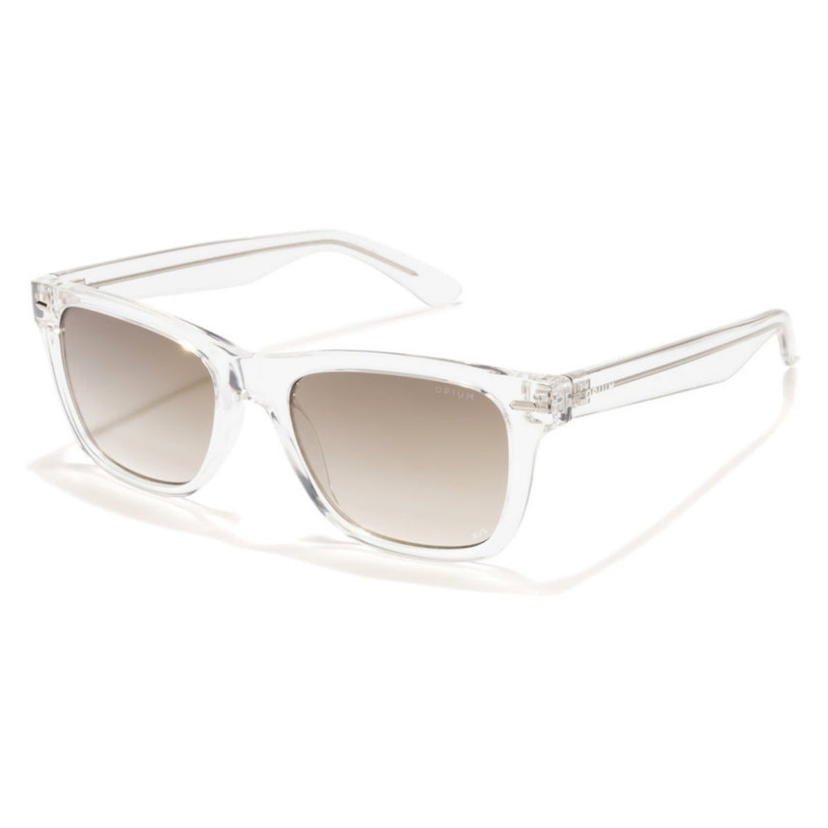 Opium OP10143 crystal wayfarer sunglasses with grey lenses