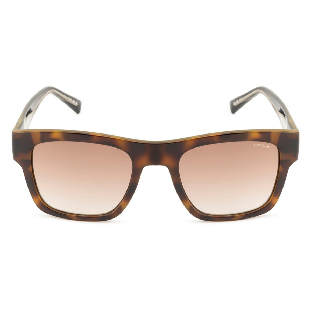 Opium OP10267 brown wayfarer sunglasses, full-rim plastic frame