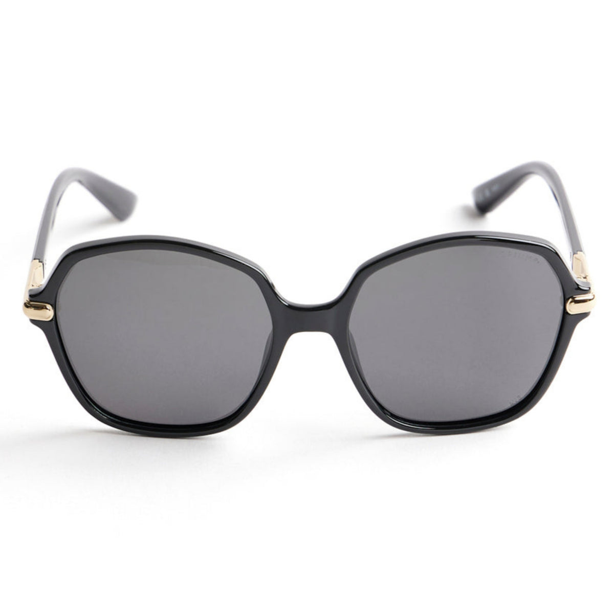 Opium OP10268 black cat-eye sunglasses, full-rim plastic frame