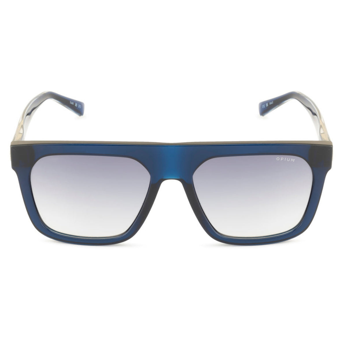 Opium OP10275 blue wayfarer sunglasses, full-rim plastic frame