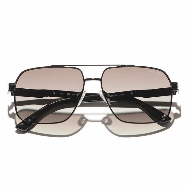Opium OP10301 C04 Black Aviator Sunglasses
