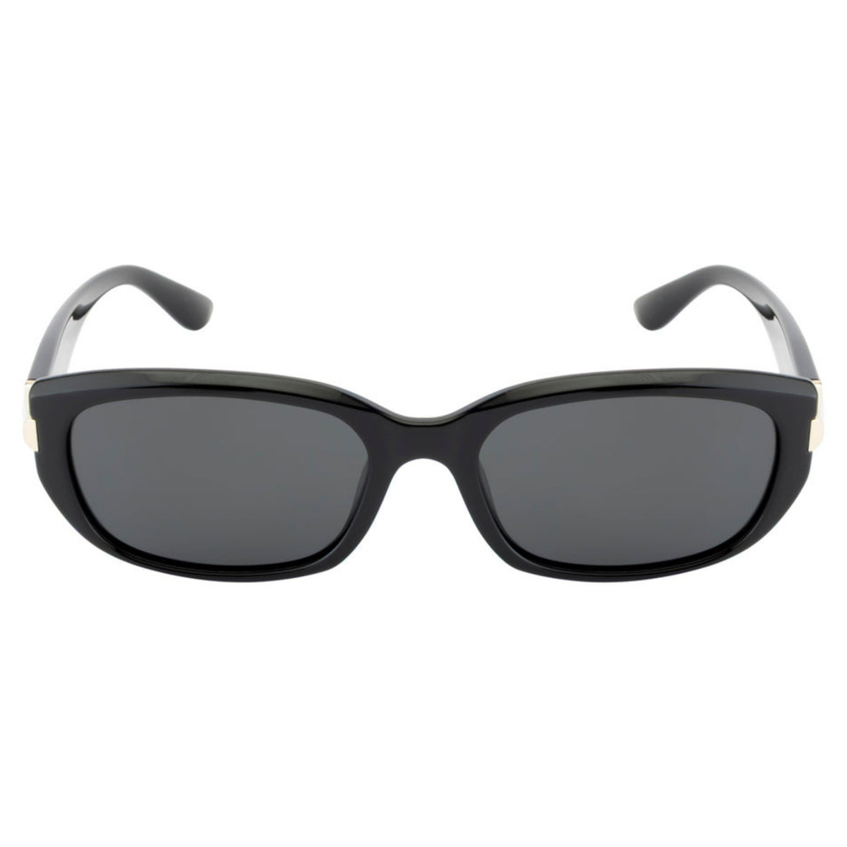 Opium OP10424 black cat-eye sunglasses, full-rim plastic frame