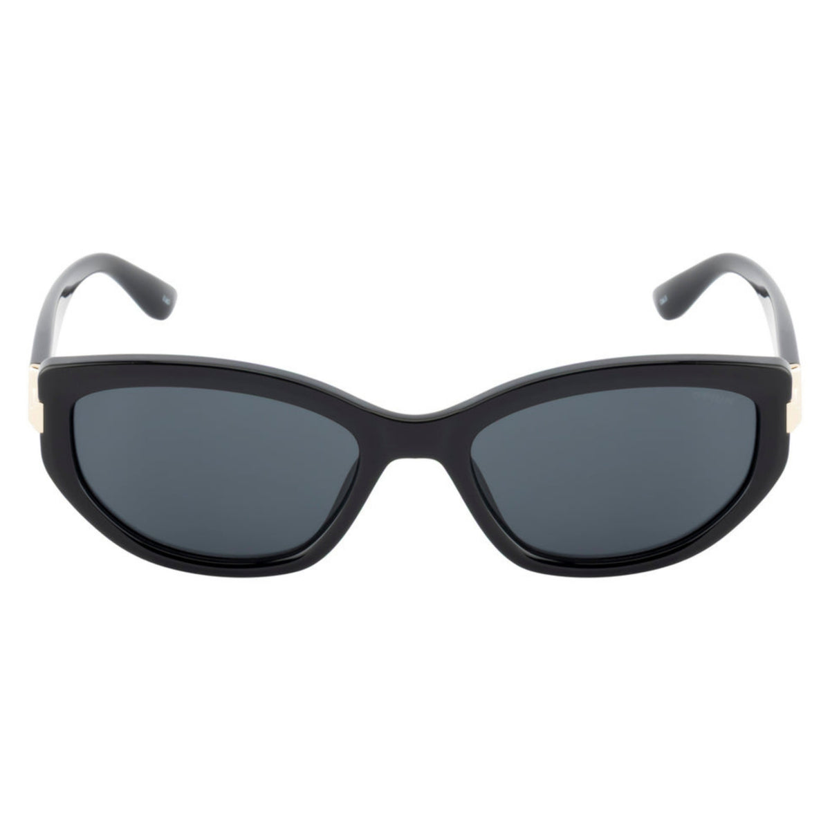 Opium OP10425 black cat-eye sunglasses, full-rim plastic frame