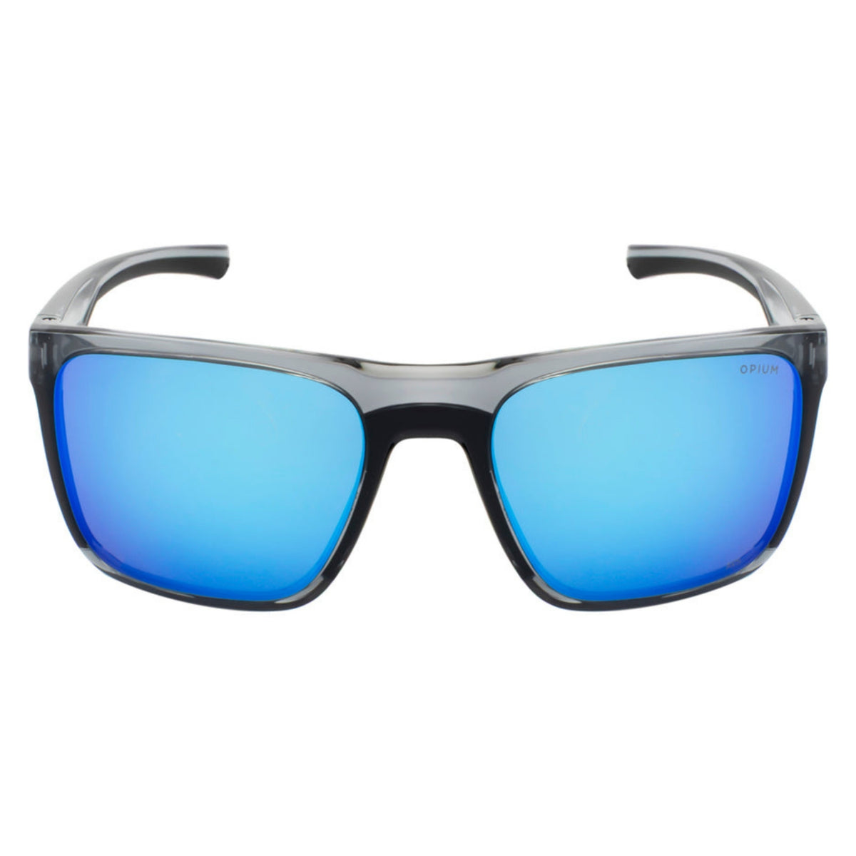Opium OP10443 grey sports sunglasses, full-rim plastic frame