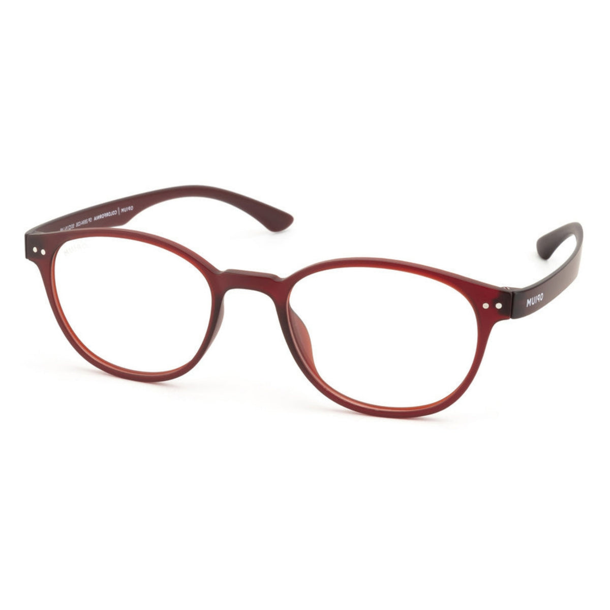 Opium OP2694 brown round eyeglasses with lightweight frame