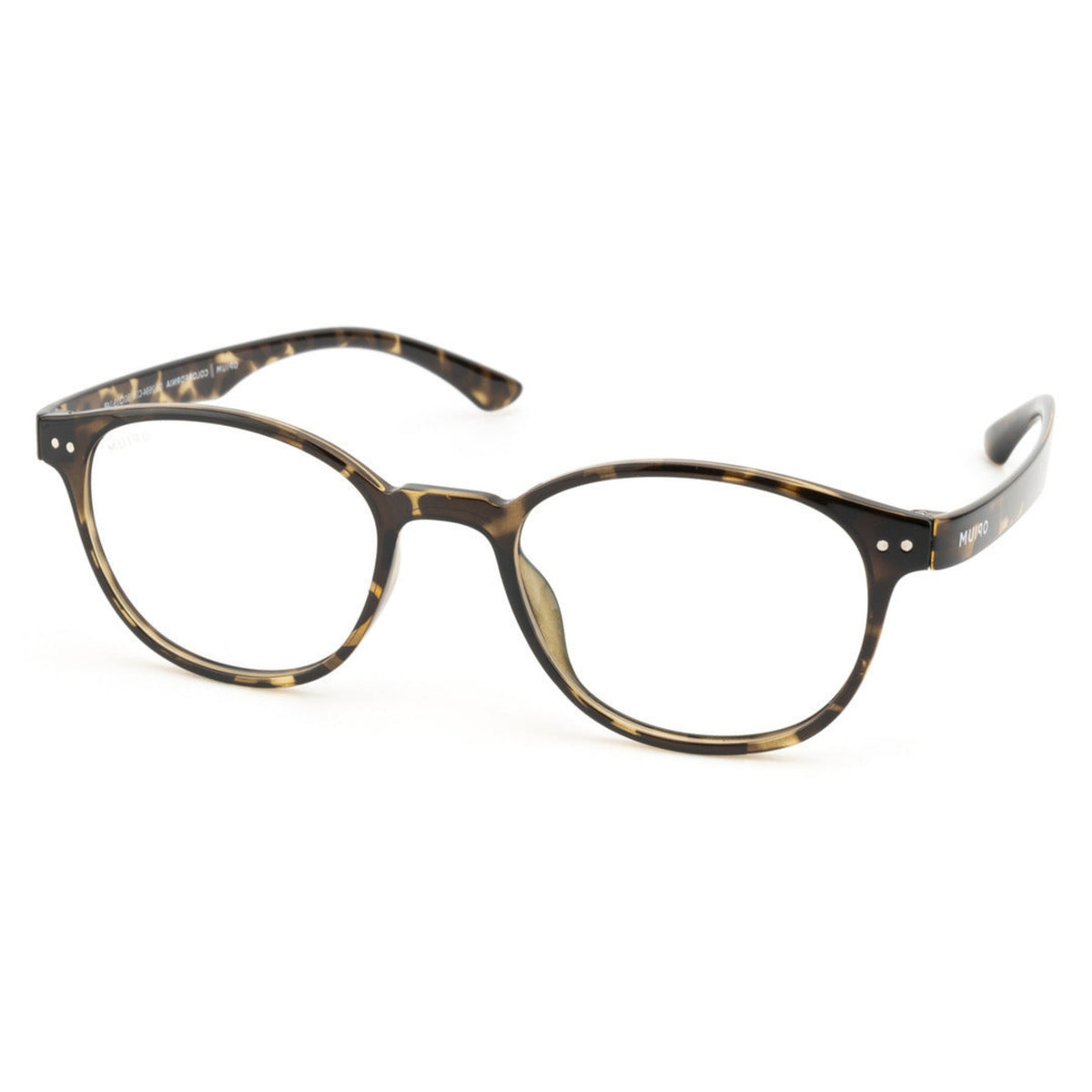 Opium OP2694 brown round eyeglasses with lightweight frame