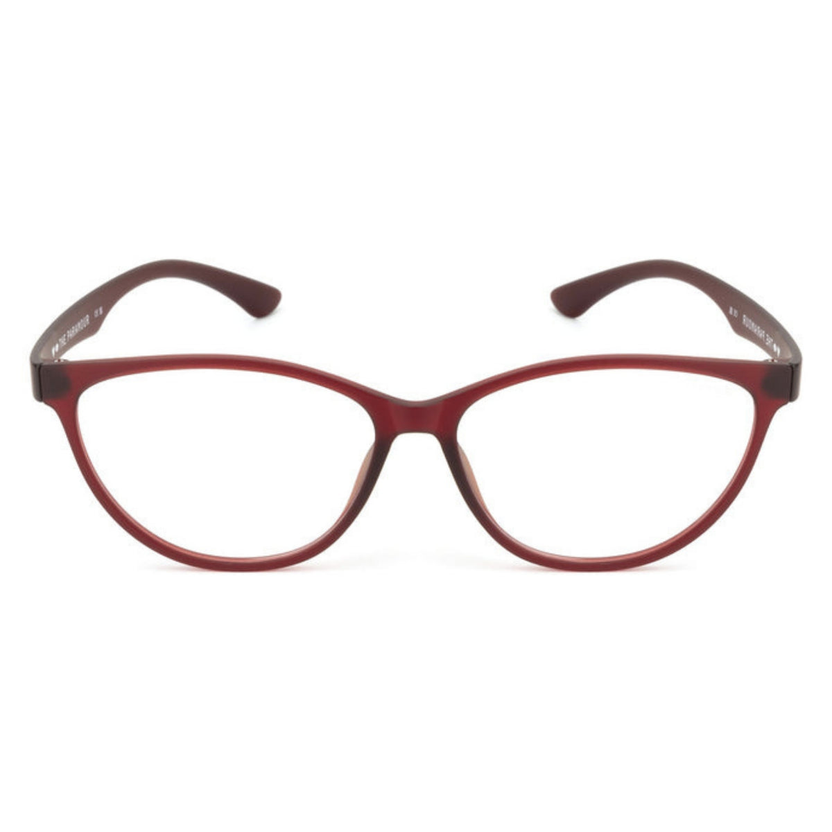 Opium OP2697 brown cat-eye eyeglasses, full-rim lightweight frame