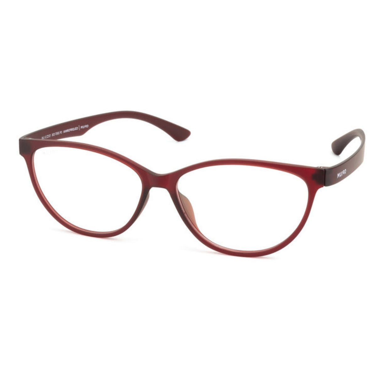 Opium OP2697 brown cat-eye eyeglasses with lightweight frame
