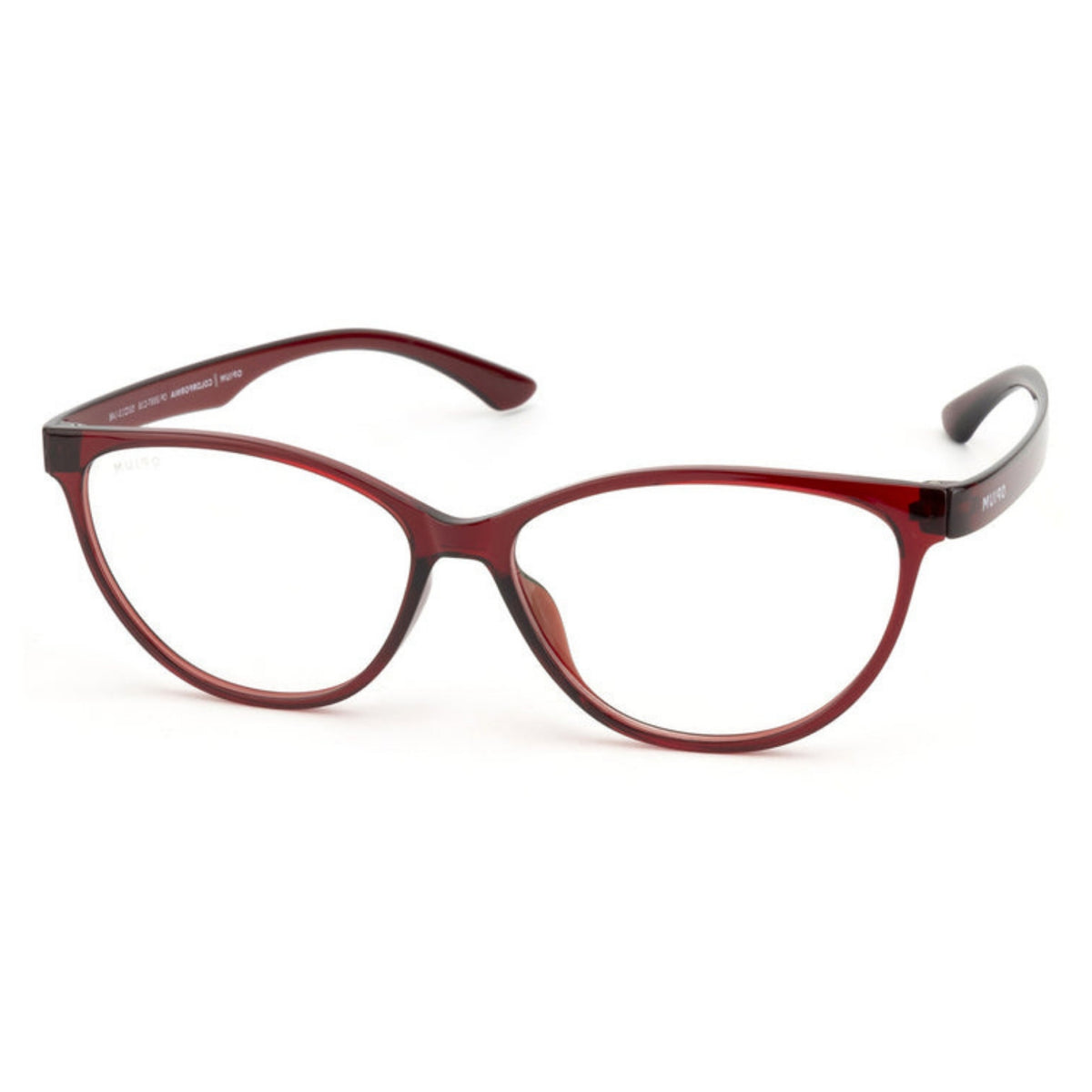 Opium OP2697 brown cat-eye eyeglasses with lightweight frame