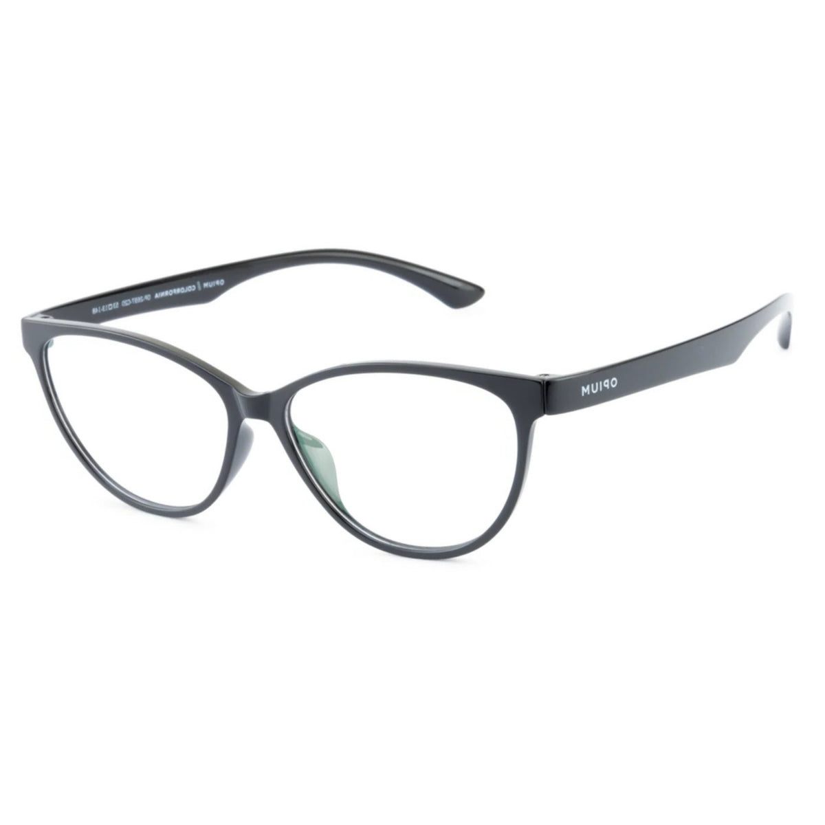 Opium OP2697 black cat-eye eyeglasses with lightweight frame