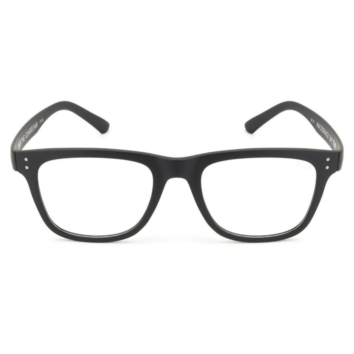 Opium OP2698 black square eyeglasses, full-rim lightweight frame