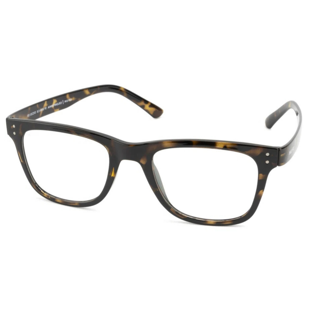 Opium OP2698 brown square eyeglasses with lightweight frame