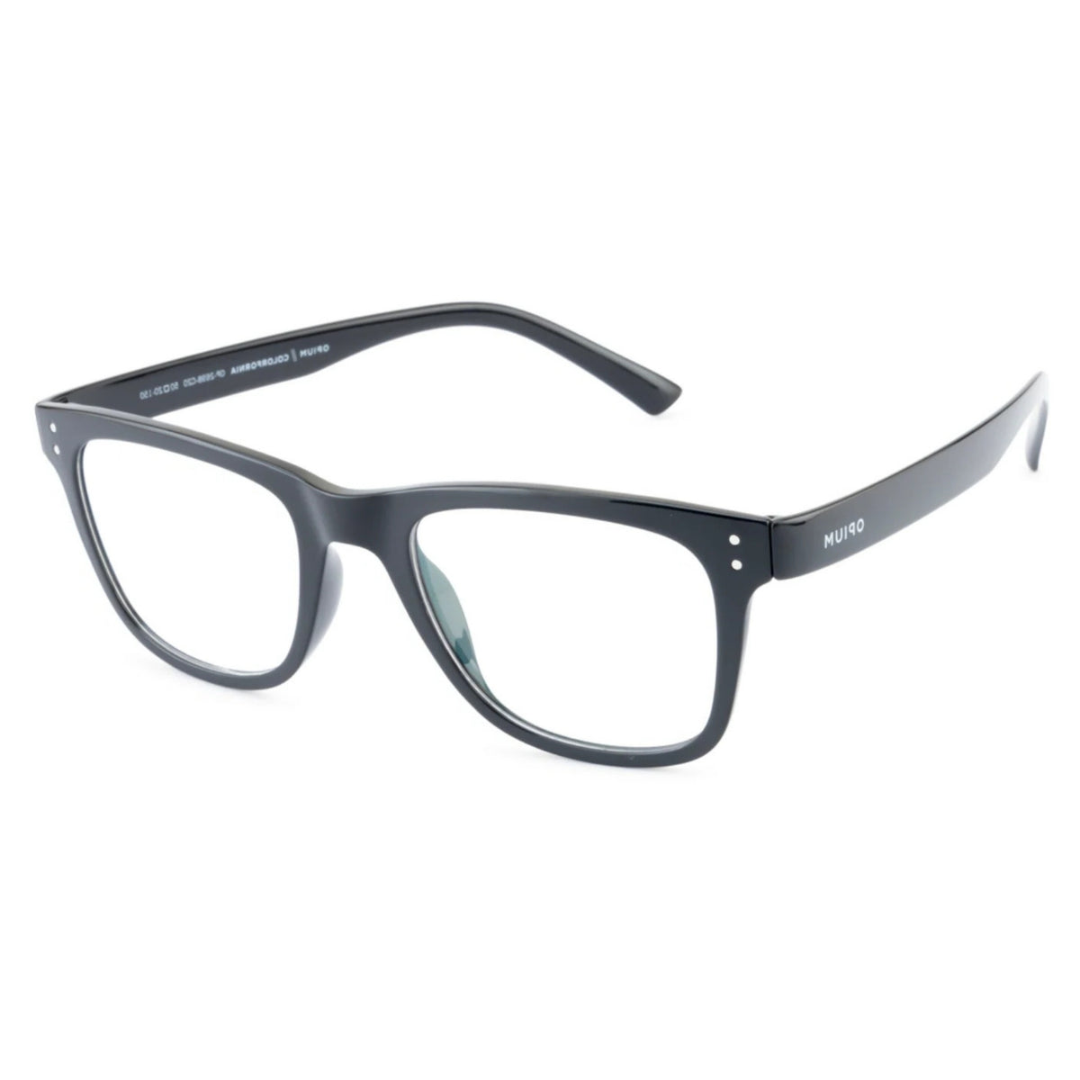 Opium OP2698 black square eyeglasses with lightweight frame