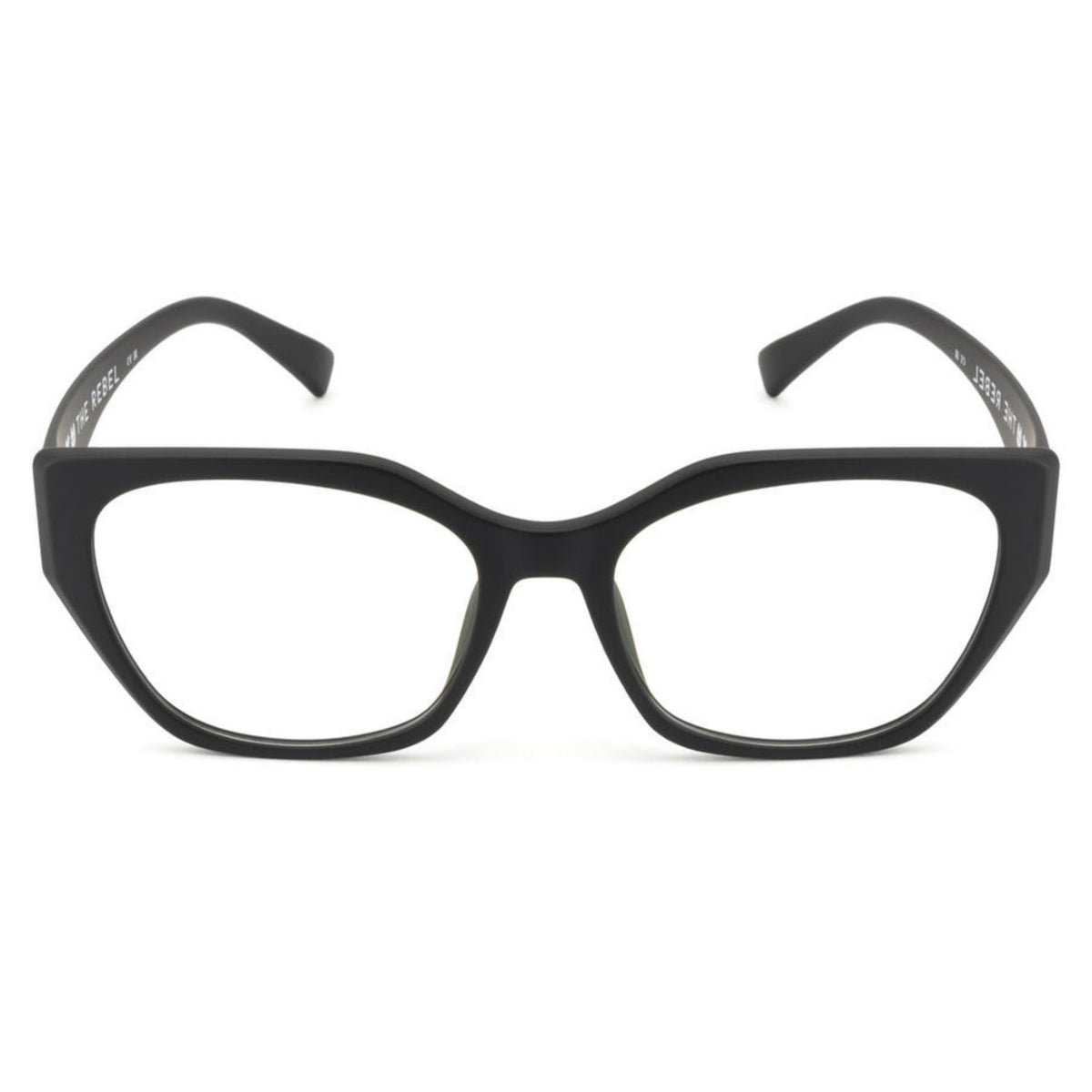 Opium OP2699 black cat-eye eyeglasses, full-rim lightweight frame