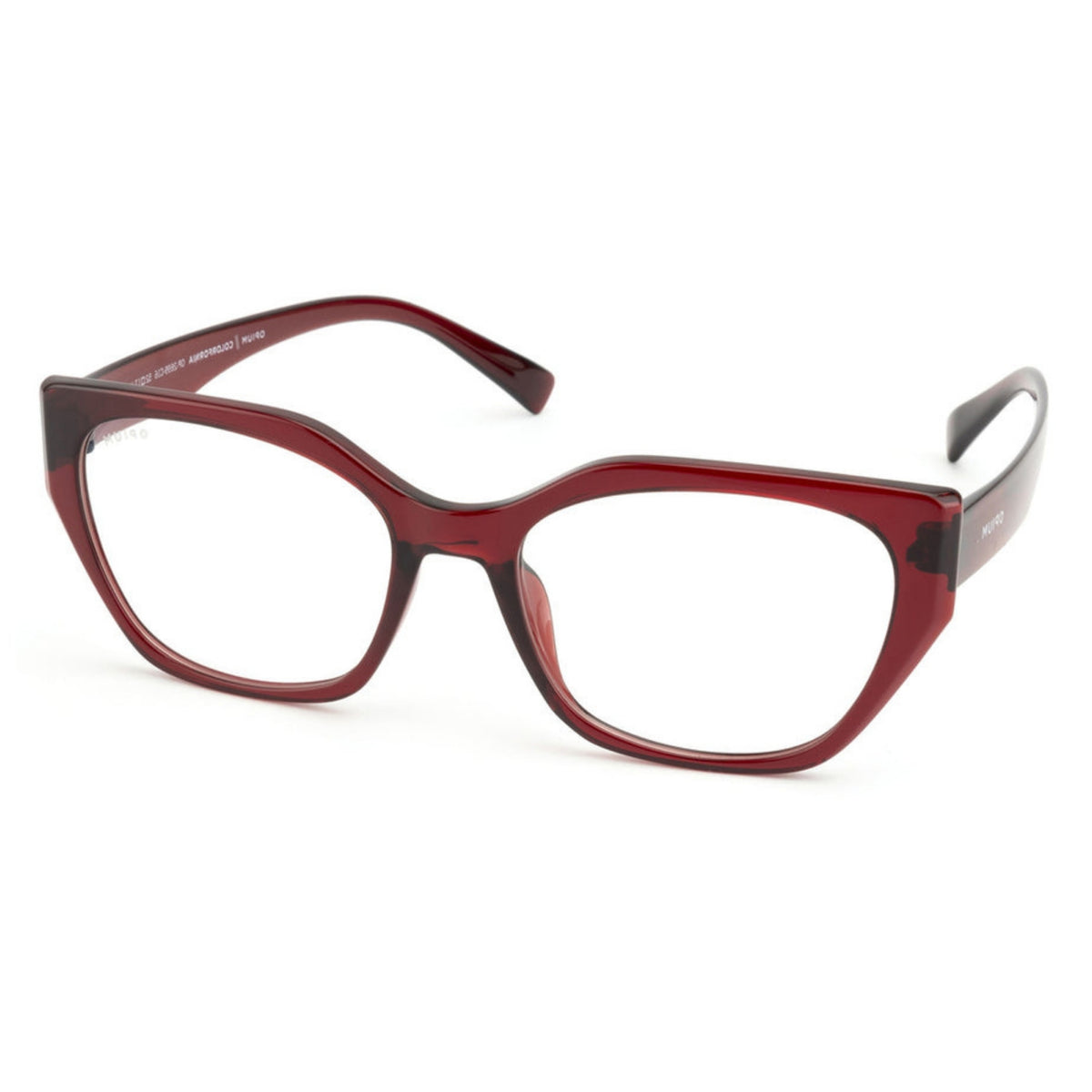Opium OP2699 brown cat-eye eyeglasses with lightweight frame